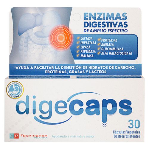 Digecaps Enzimas Digestivas De Amplio Espectro