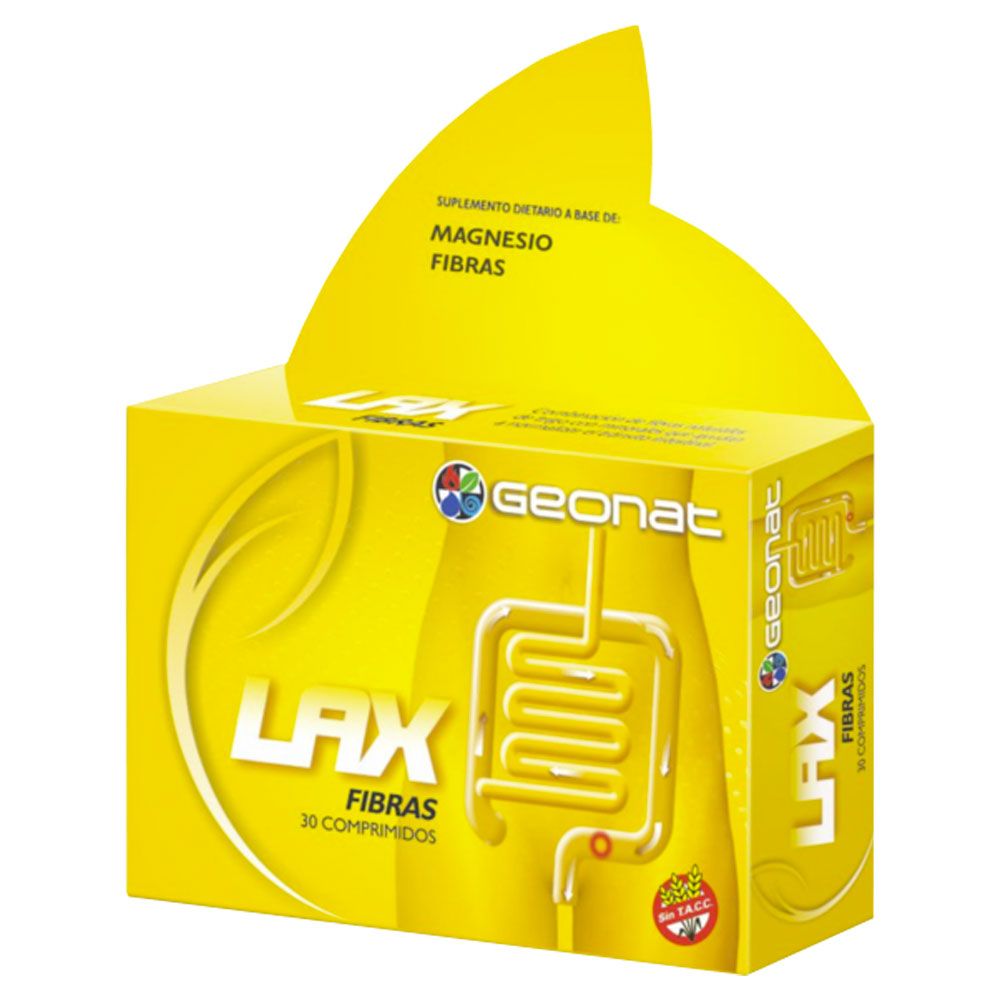 Geonat lax fibras x 30 comprimidos