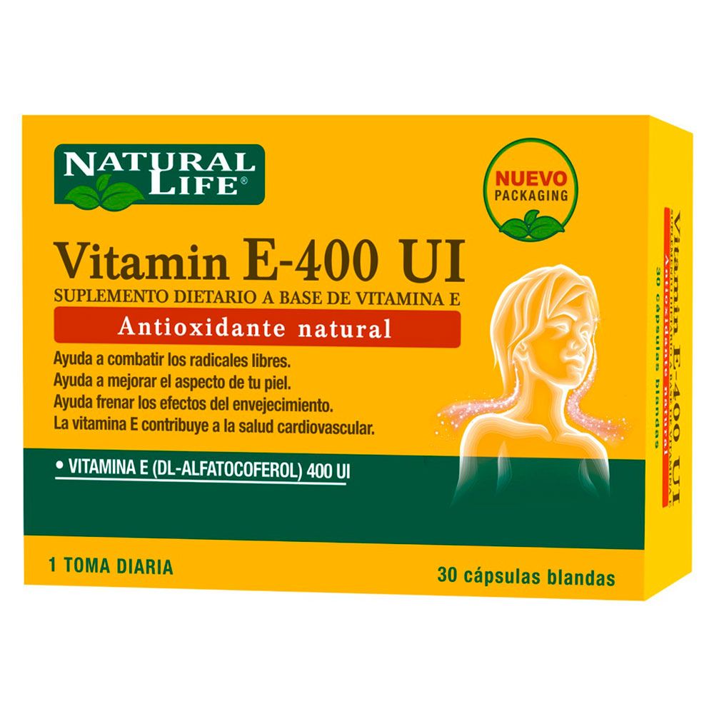 Natural life vitamina e 400ui