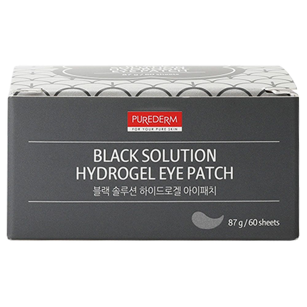 Purederm black solution hydrogel eye patch