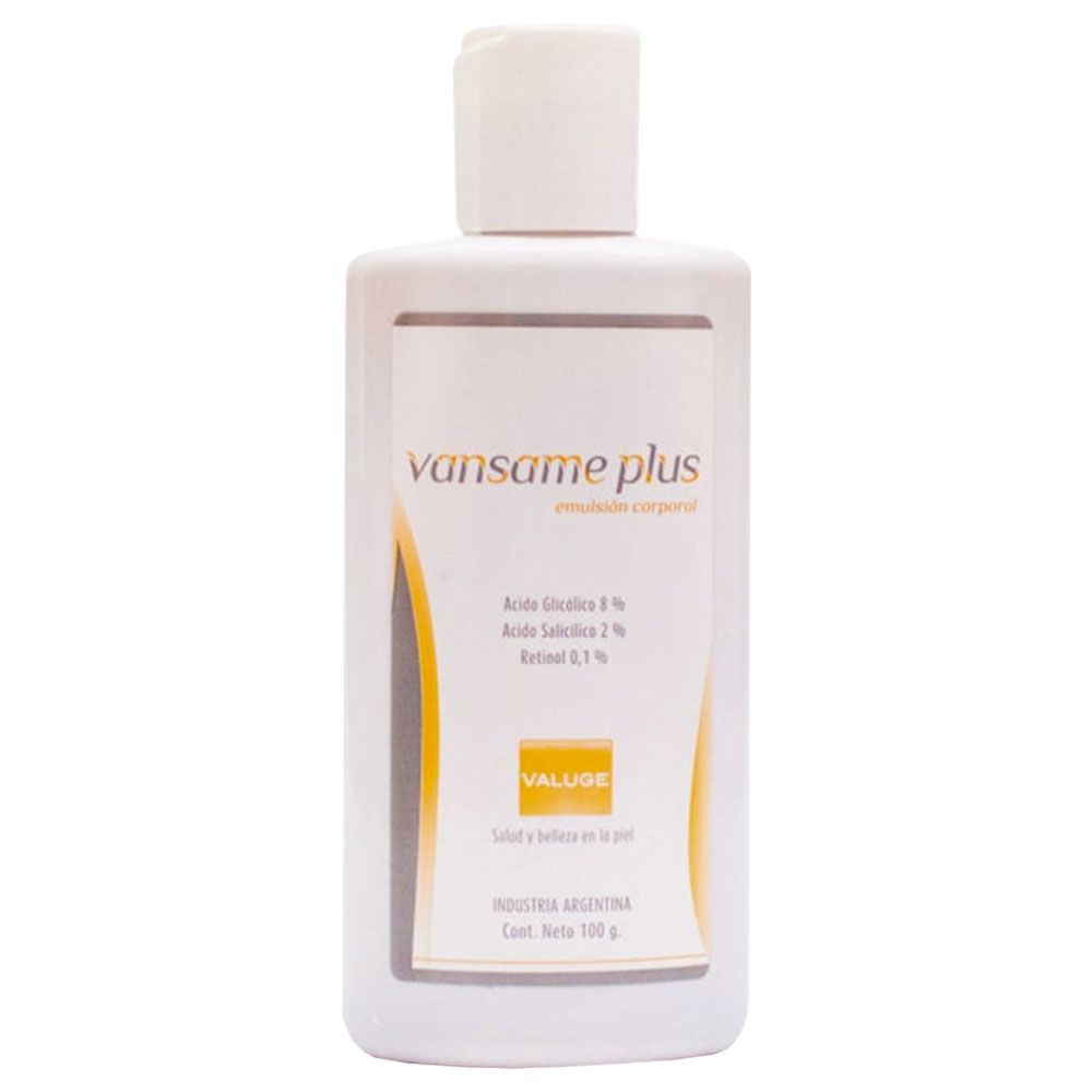 Vansame plus emulsión corporal suavizante