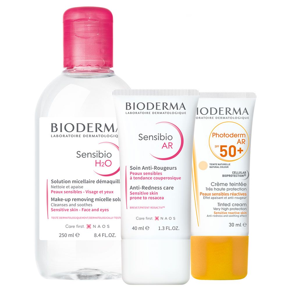 Bioderma Sensibio H2O AR Agua Micelar para Piel con Rojeces