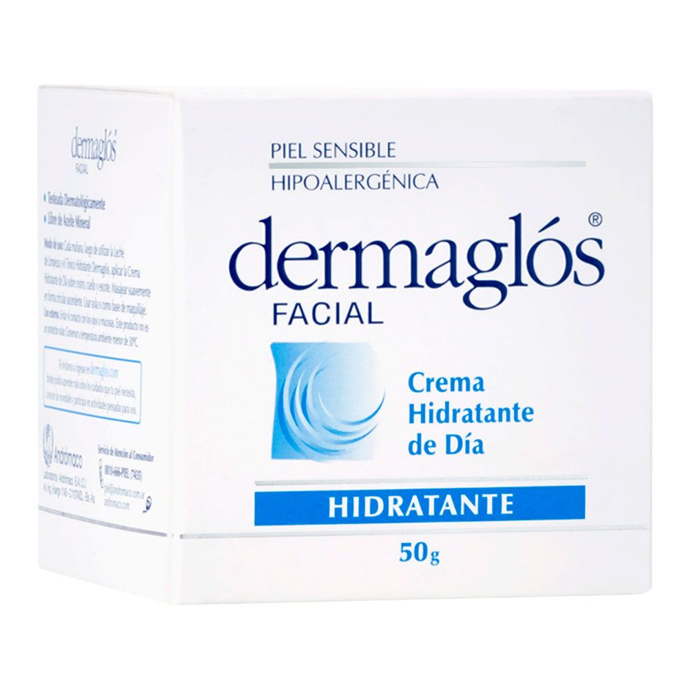 Dermaglós facial crema hidratante de dí­a fps12