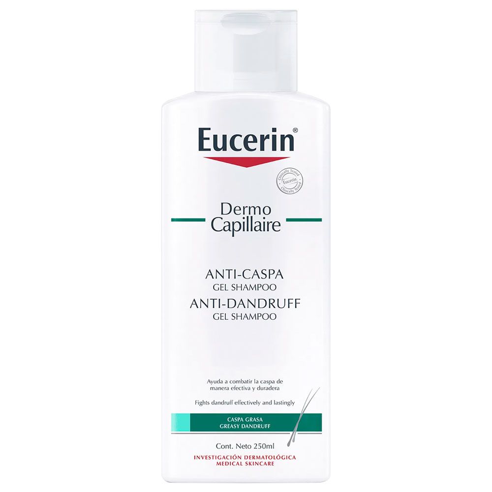 Eucerin dermocapillaire shampoo gel anticaspa grasa