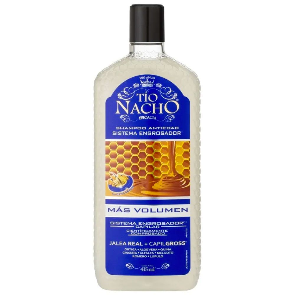 Tí­o nacho engrosador antiedad shampoo