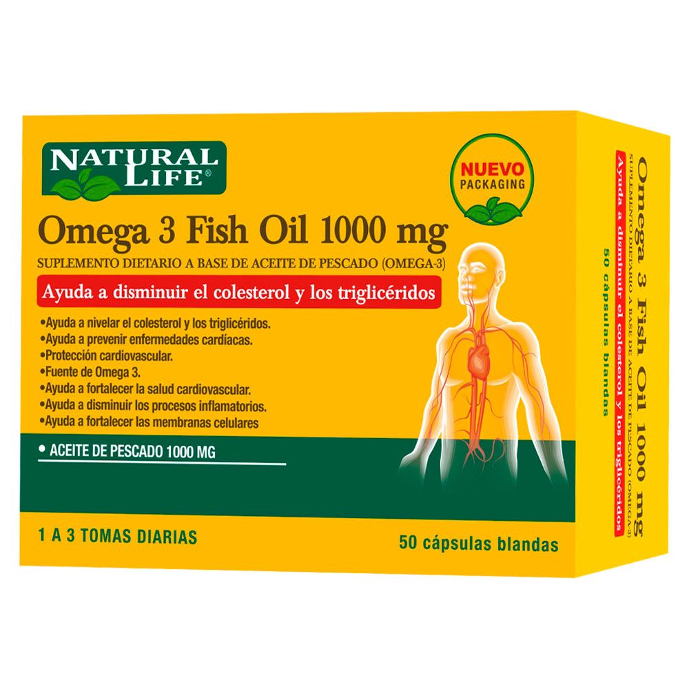 [ARCHIVADO] Natural Life Omega 3 Fish Oil 1000mg