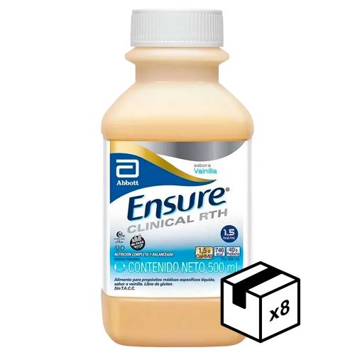 Pack 8 Ensure Clinical Rth Nutrición Enteral