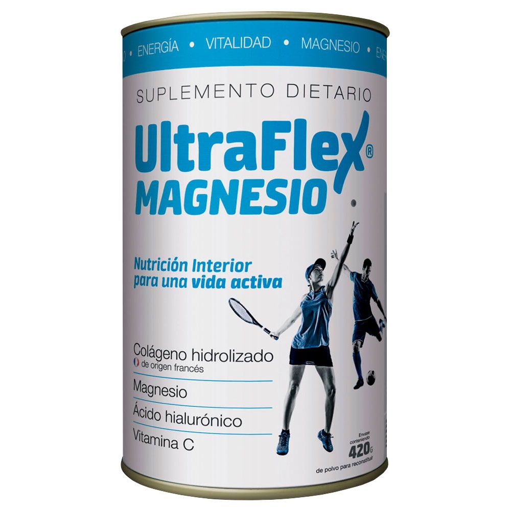 Ultraflex Magnesio Colágeno Hidrolizado En Polvo X 420 Gramos Farmacia Leloir Tu farmacia