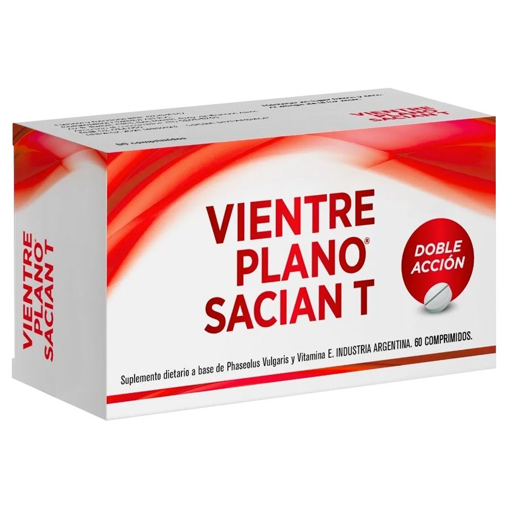 Vientre Plano Saciant Comprimidos Doble Acción Adelgazante - Farmacia  Leloir - Tu farmacia online las 24hs