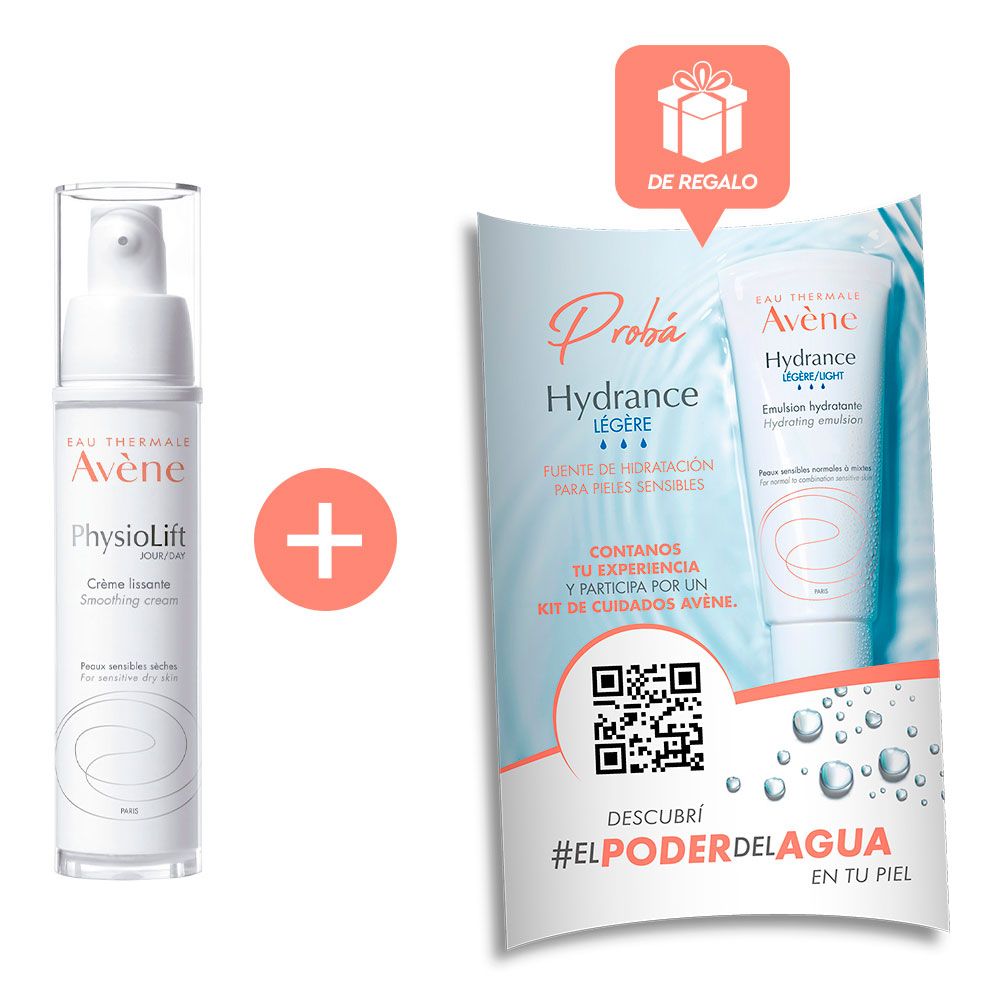 Avene physiolift crema día alisante + regalo