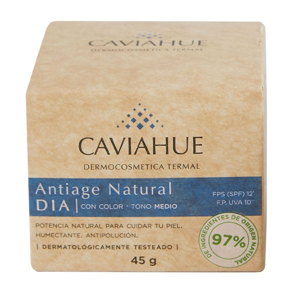Caviahue Natural Crema Antiage Día Con Color