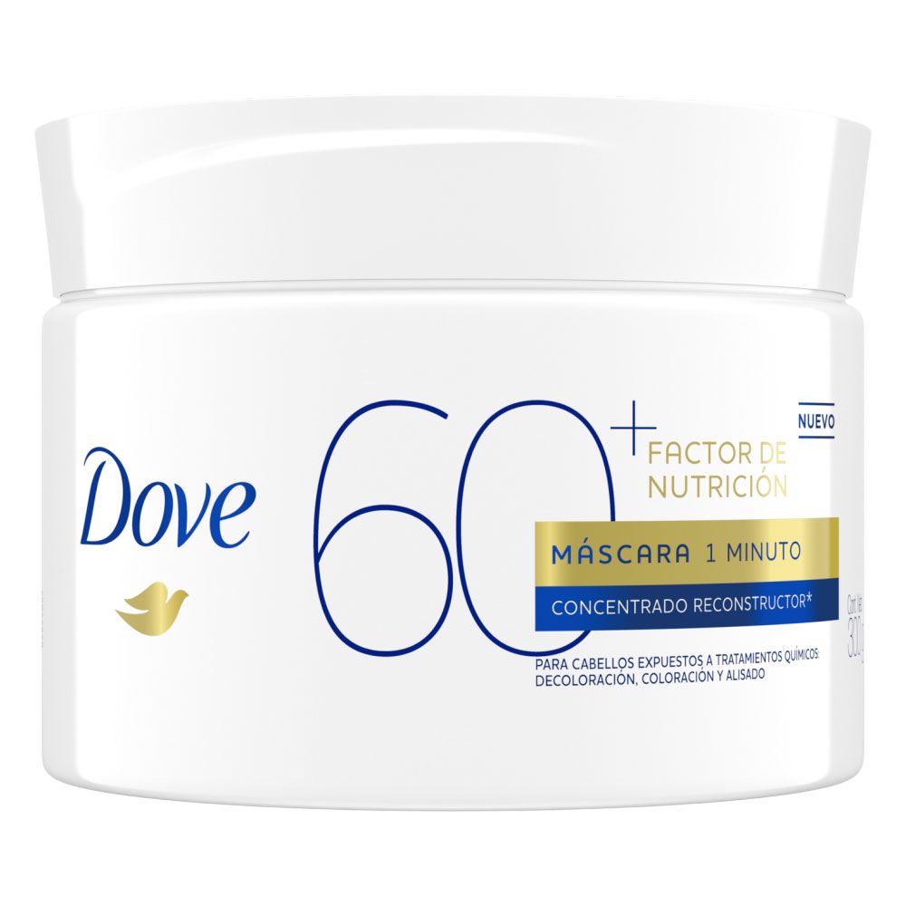 Dove máscara de tratamiento factor de nutrición 60