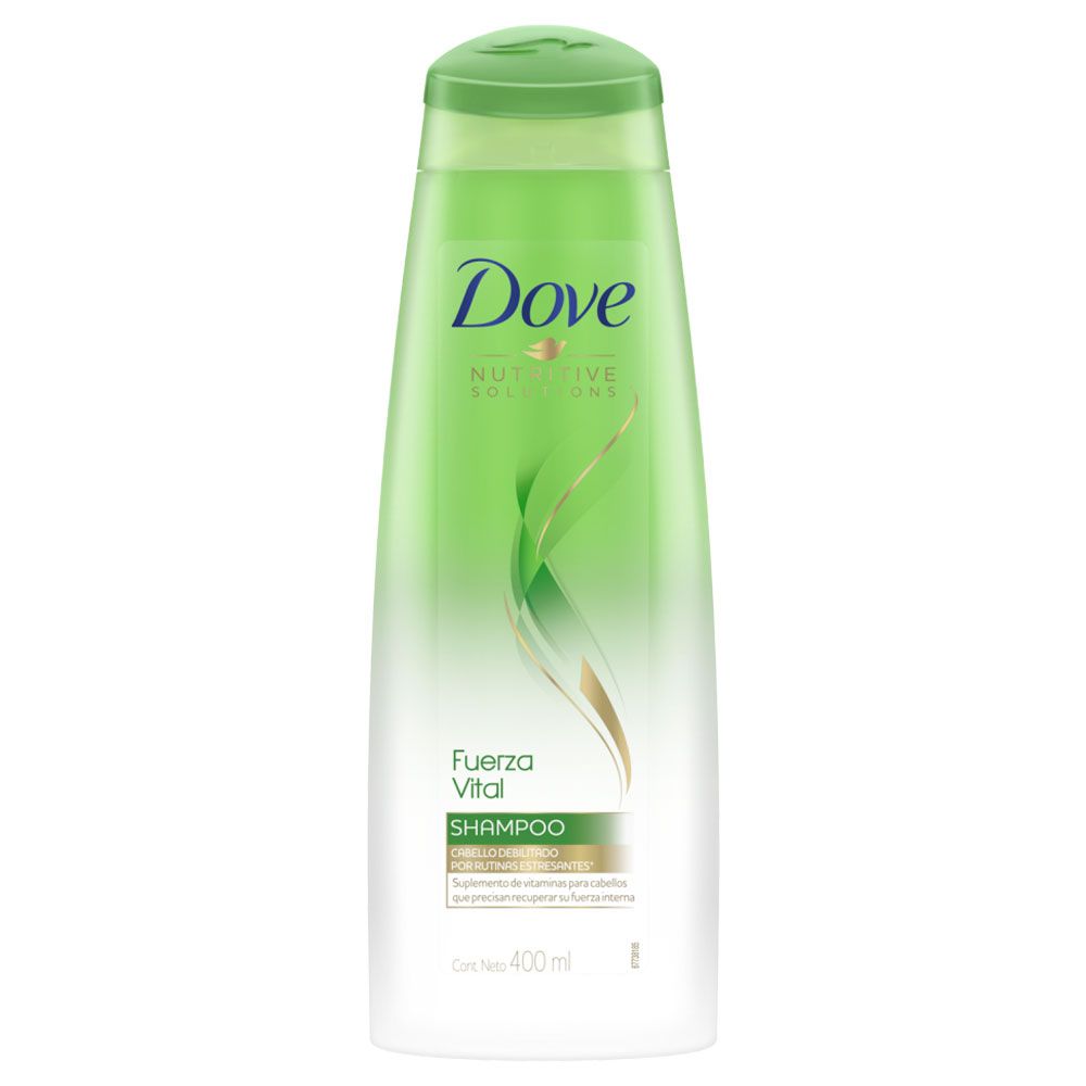 Dove shampoo fuerza vital