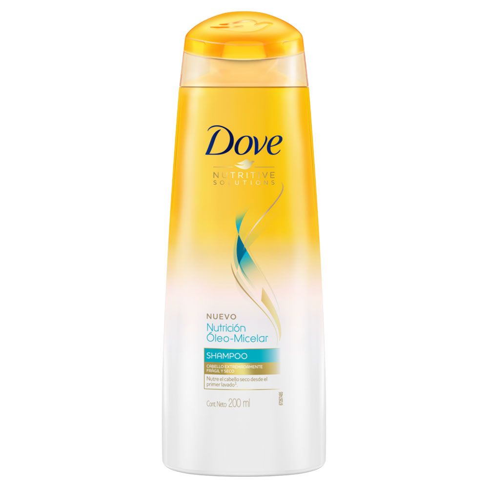 Dove shampoo nutrición óleo micelar