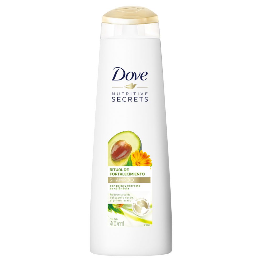 Dove shampoo ritual de fortalecimiento palta