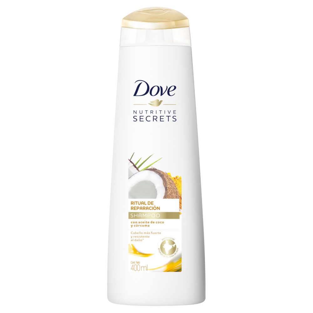 Dove shampoo ritual de reparación coco