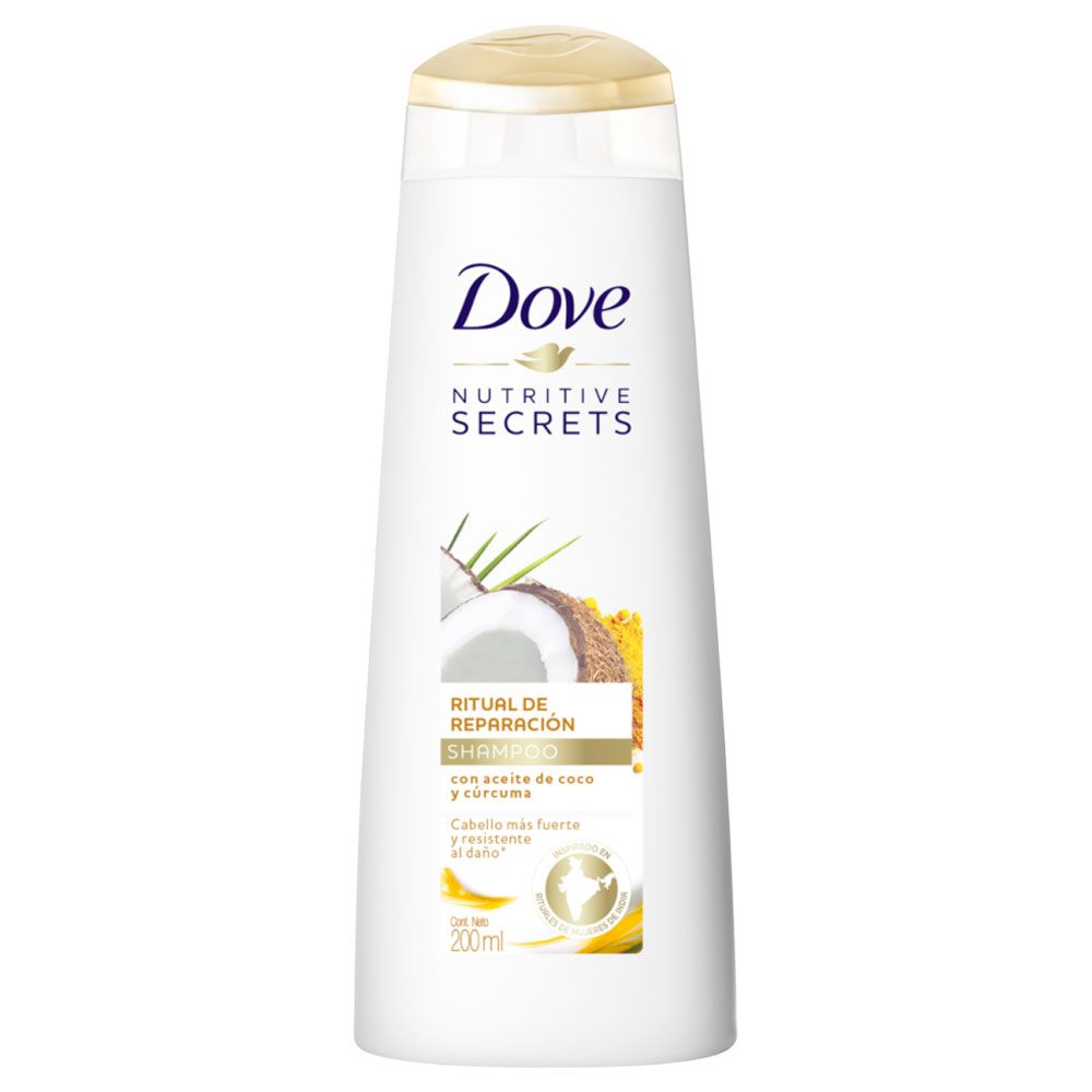 Dove shampoo ritual de reparación coco