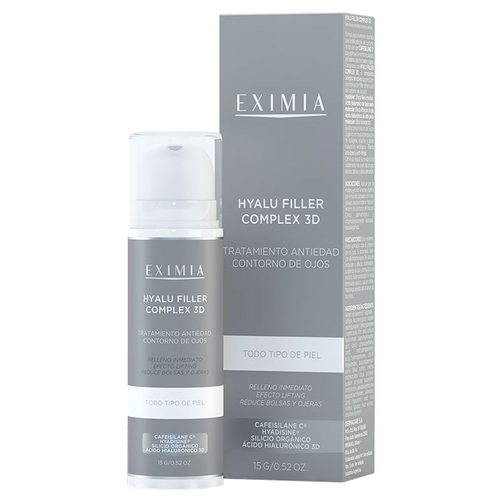 Eximia hyalu filler complex 3d contorno de ojos antiedad