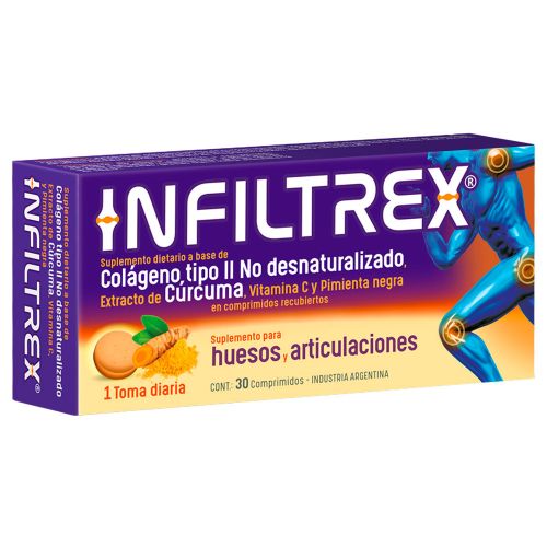 Infiltrex Colágeno Suplemento Para Huesos Y Articulaciones
