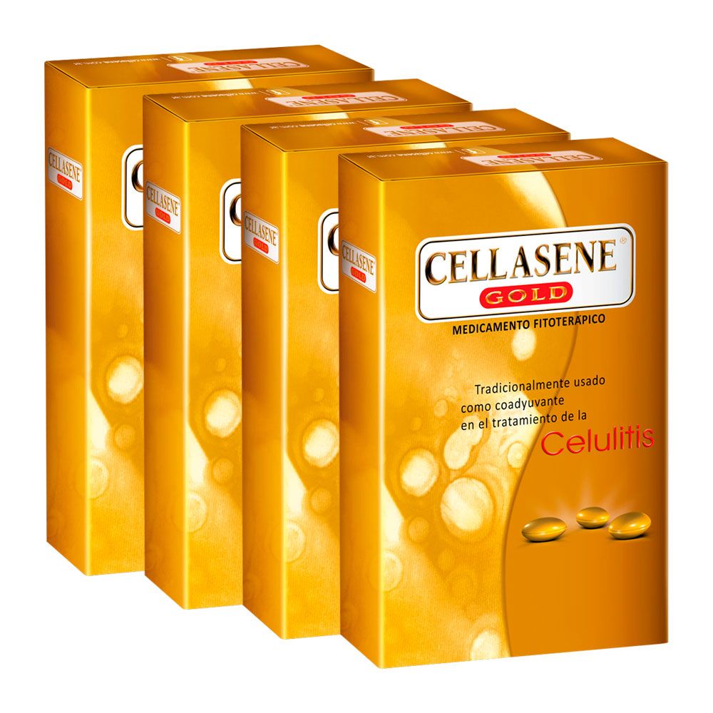 Pack 4 cellasene gold x 30 cápsulas