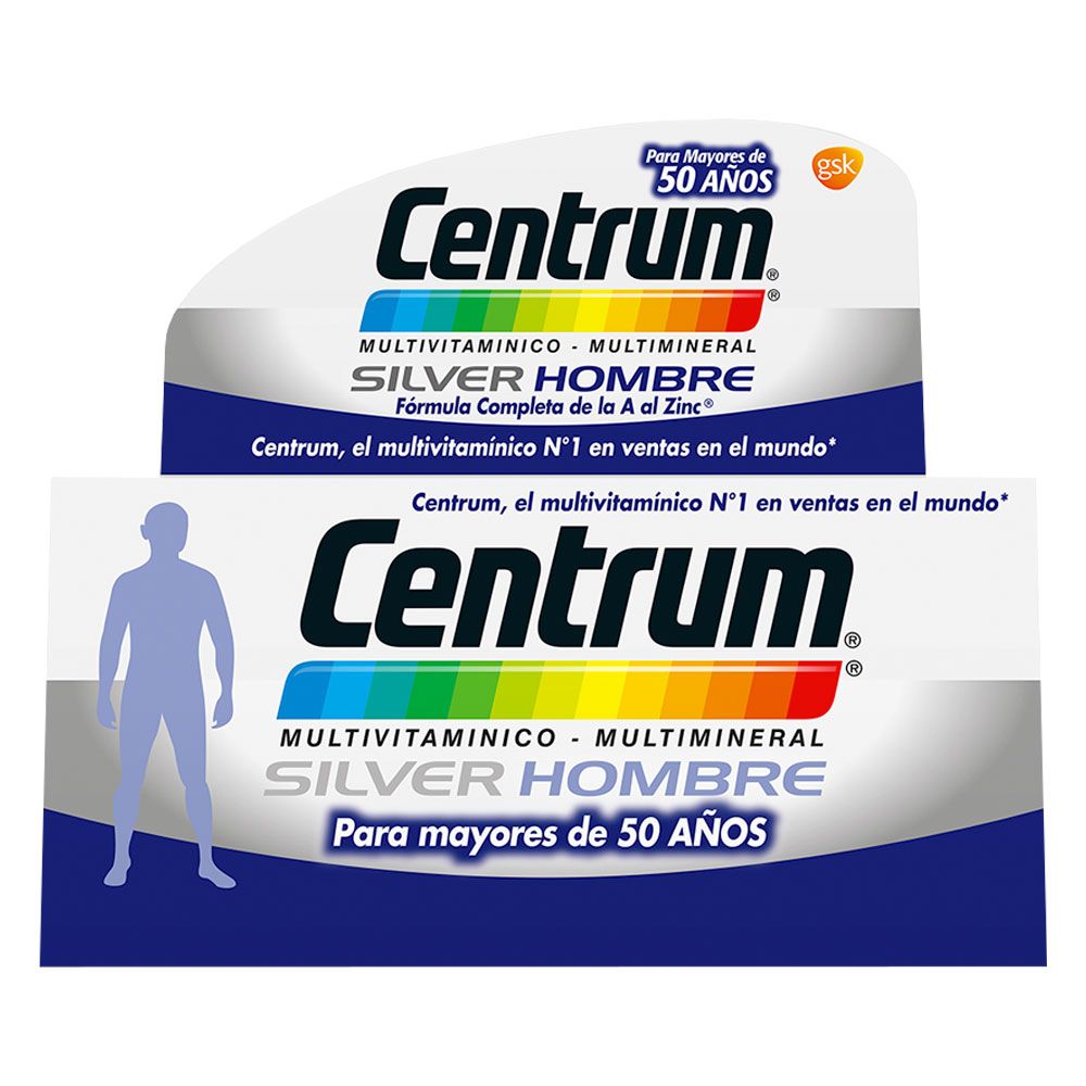 Centrum silver hombre multivitamínico