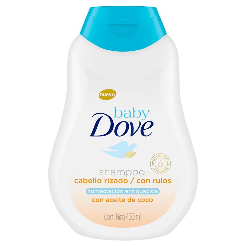 Dove Baby Shampoo Cabello Rizado Humectación Enriquecida - Farmacia Leloir  - Tu farmacia online las 24hs