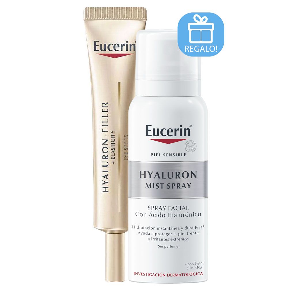 Eucerin hyaluron filler elasticity contorno ojos + regalo!