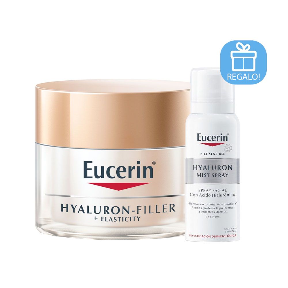 Eucerin hyaluron filler elasticity facial día + regalo!