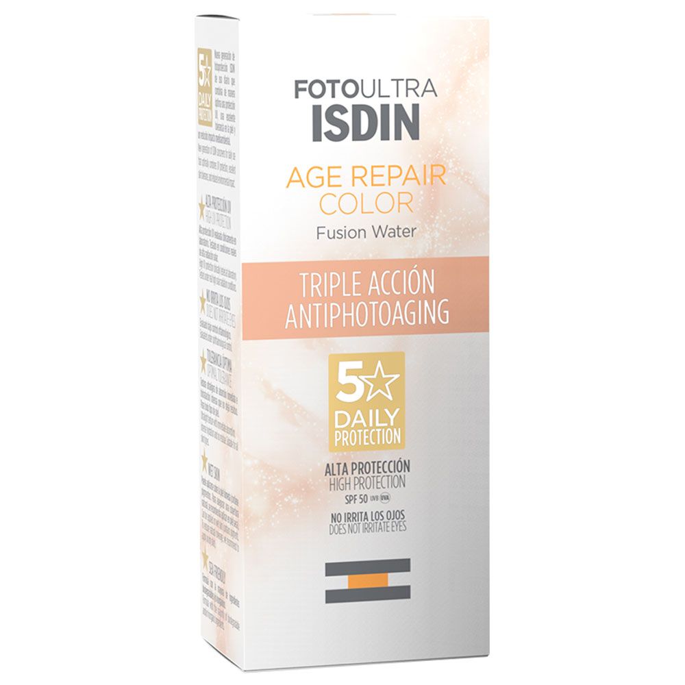 Fotoultra Isdin Spf50 Age Repair Color Fusion Water 5 Stars