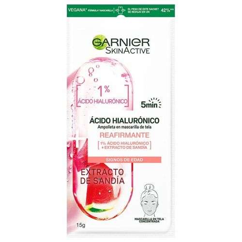 Garnier Ampolla En Mascarilla De Tela ácido Hialurónico