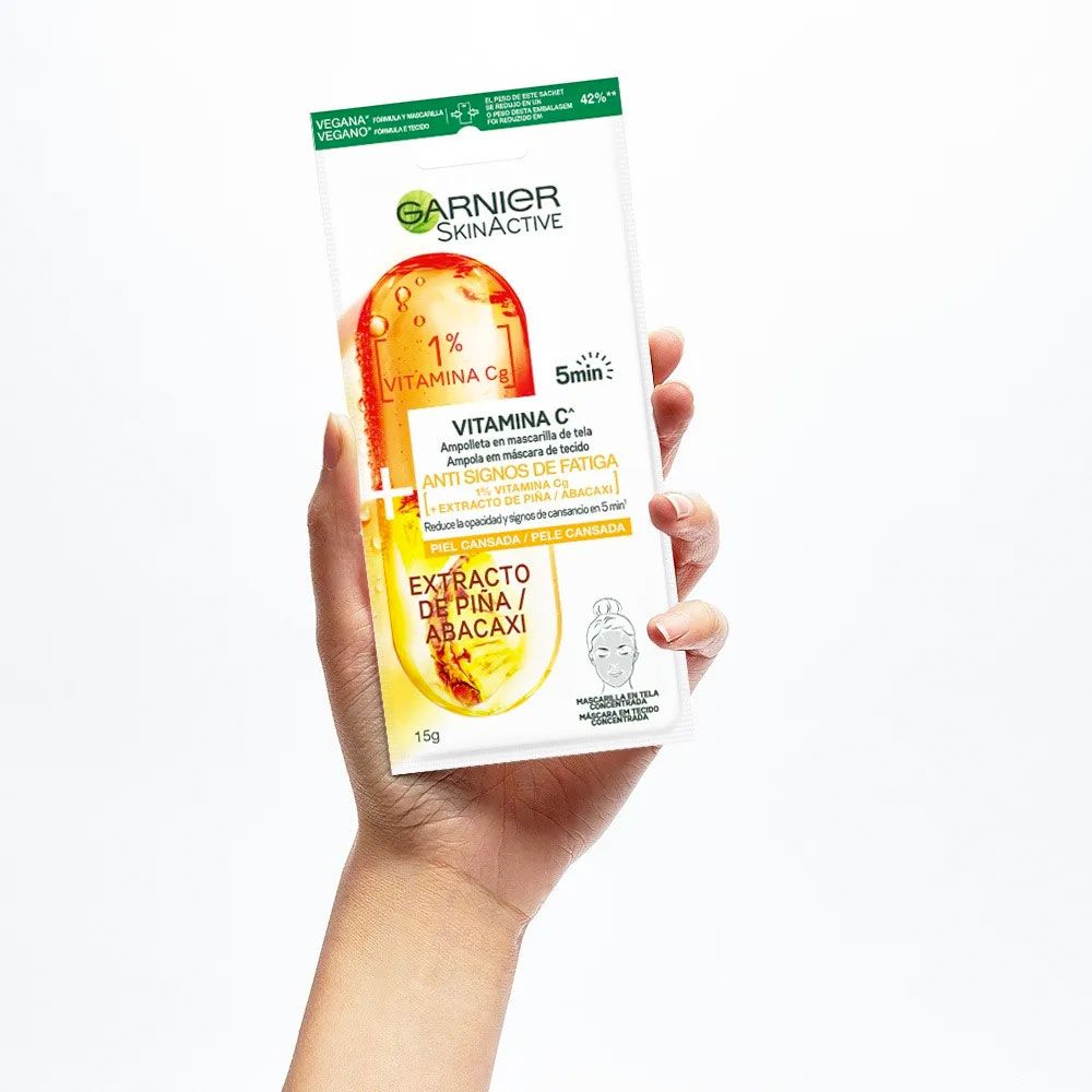 [ARCHIVADO] Garnier Ampolla En Mascarilla De Tela Vitamina C Y Ananá