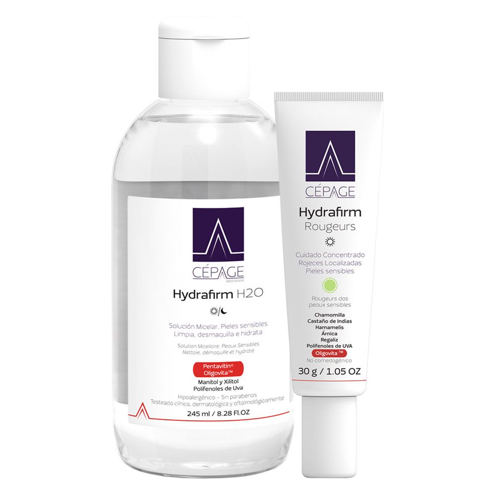 Hydrafirm rougeurs x 30g + hydrafirm h20 x 245ml