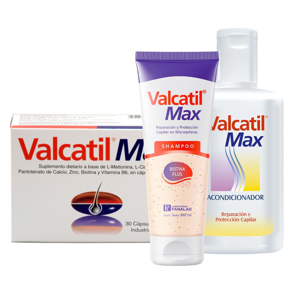 Tratamiento valcatil max anticaída 30 días