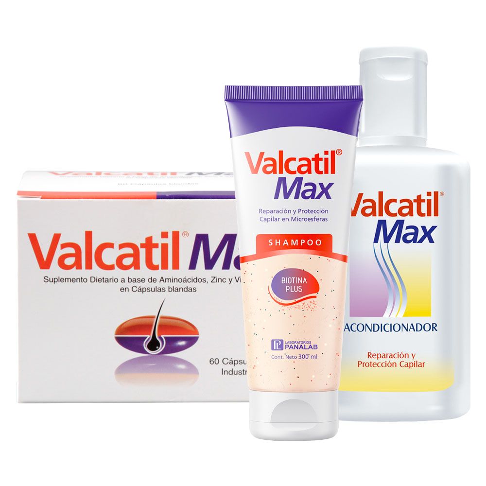 Tratamiento valcatil max anticaída 60 días