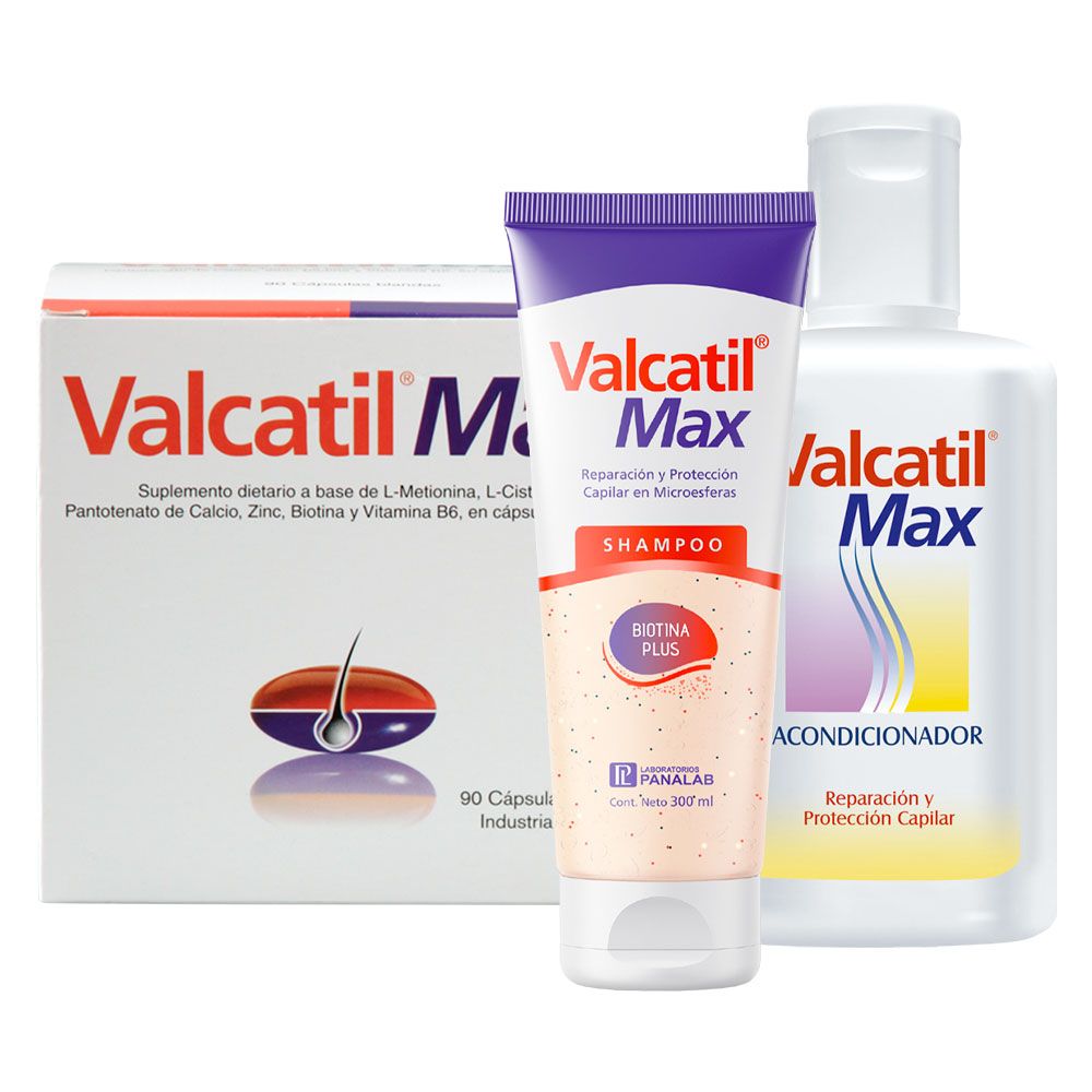 Tratamiento valcatil max anticaída 90 días
