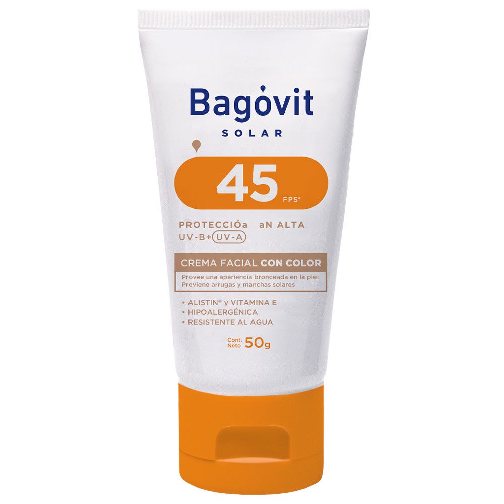 Bagóvit Solar Fps 45 Crema Facial Con Color