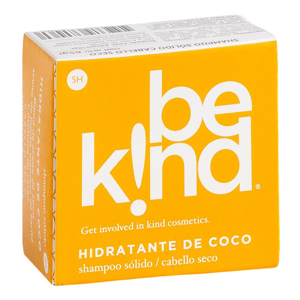 Be kind hidratante de coco shampoo sólido