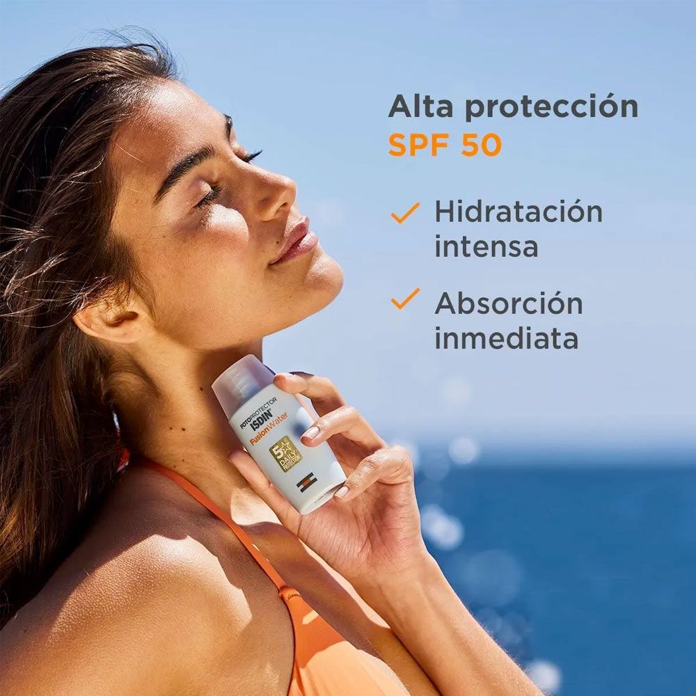 Fotoprotector isdin spf50 fusion water 5 stars