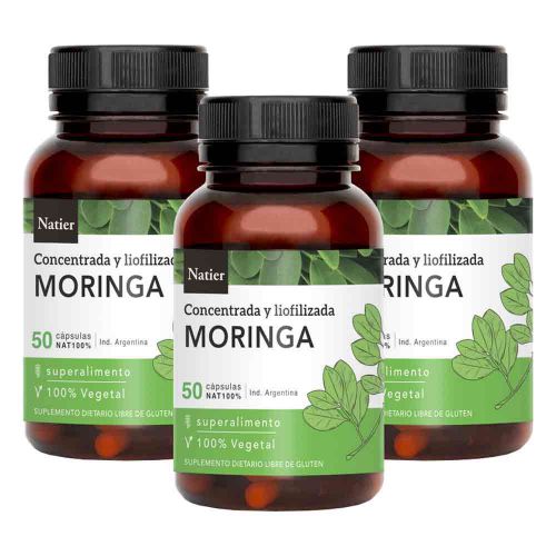 Pack 3 Natier Moringa Cápsulas