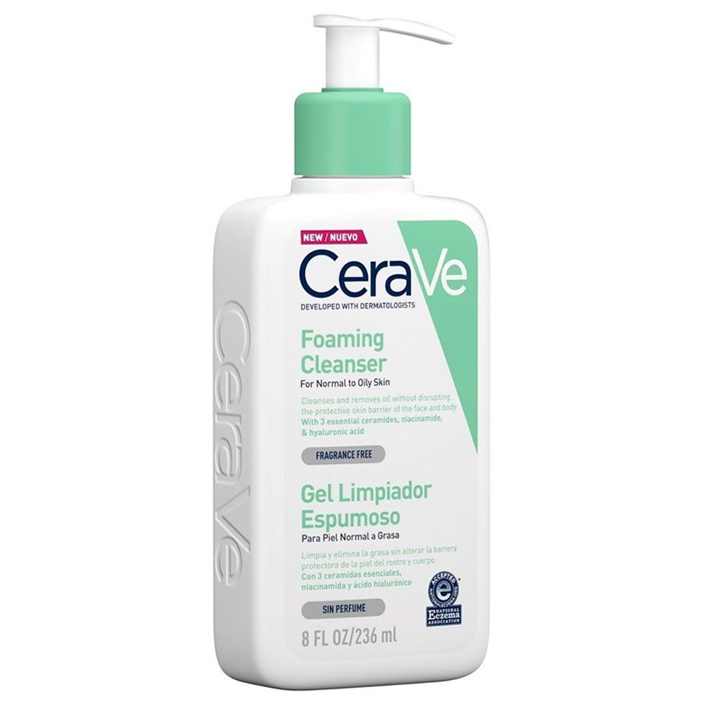 Cerave Gel Limpiador Espumoso Piel Normal A Grasa