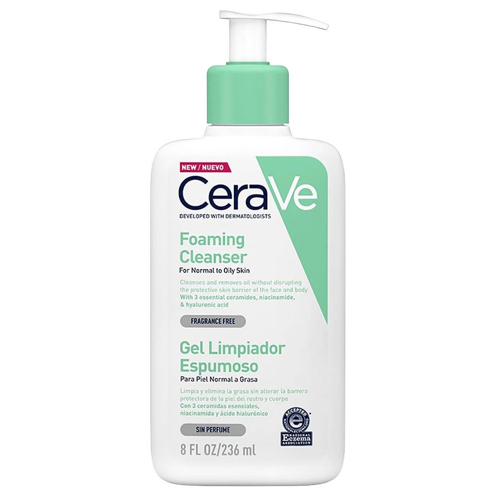 Cerave Gel Limpiador Espumoso Piel Normal A Grasa