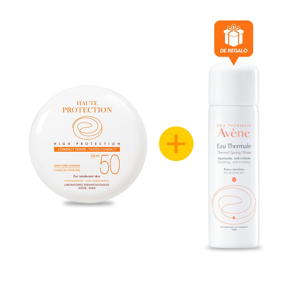 Avene protector solar spf50 compacto color + regalo!