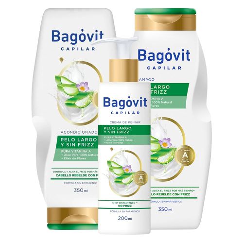 Bagóvit Capilar Rutina Pelo Largo Y Sin Frizz