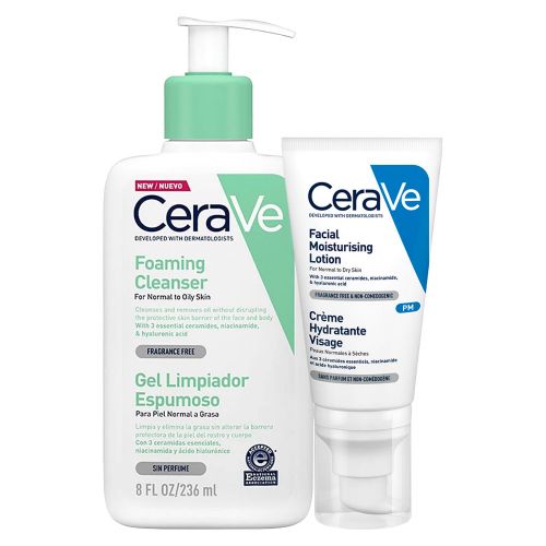 Cerave Rutina Facial De Noche Pieles Mixtas A Grasas