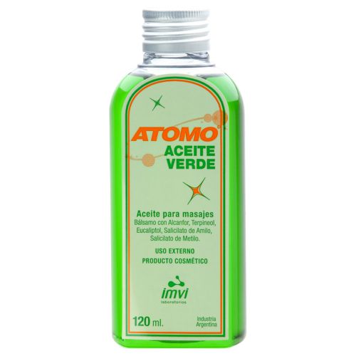 átomo Aceite Verde Para Masajes