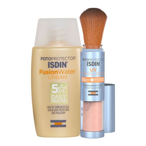 Isdin Combo Fusion Water Urban + Uv Mineral Brush