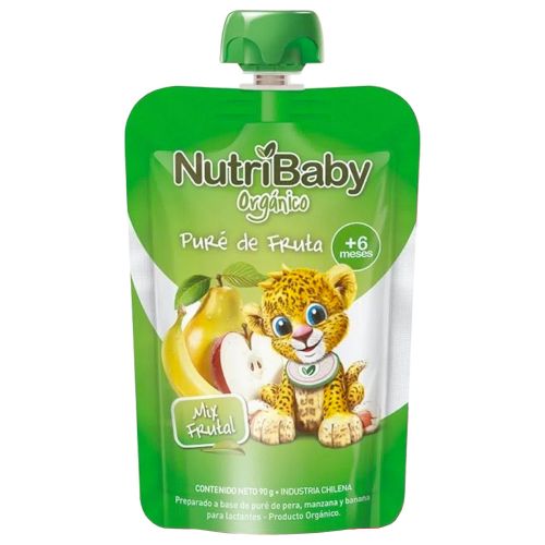 Nutribaby Orgánico Puré De Fruta