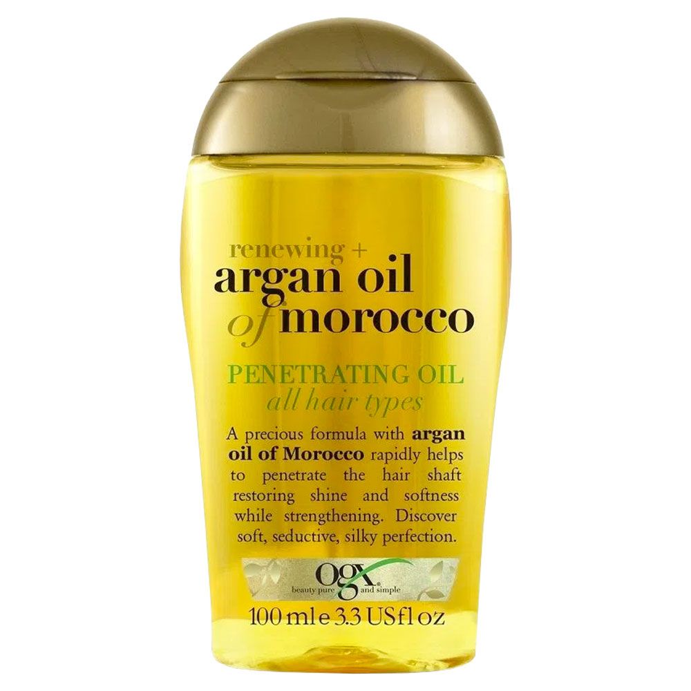 Ogx Argan Oil Of Morocco Aceite Capilar Cabello Dañado X 100ml - Farmacia  Leloir - Tu farmacia online las 24hs