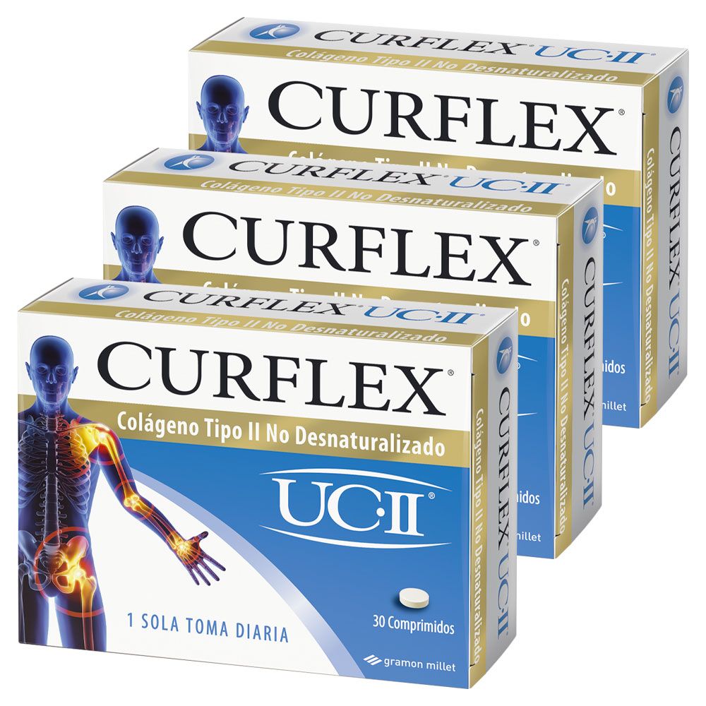 Pack 3 curflex colágeno tipo II