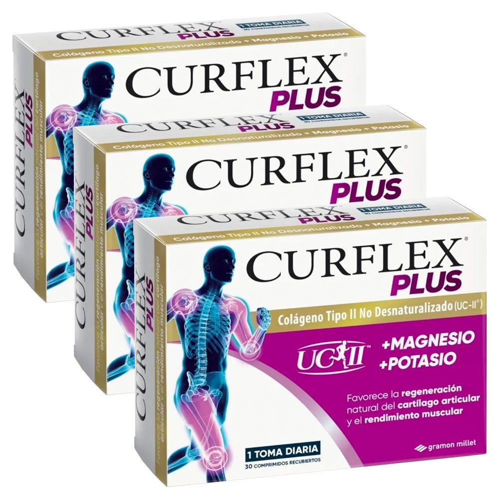 Pack 3 Curflex Plus Colágeno Tipo Ii